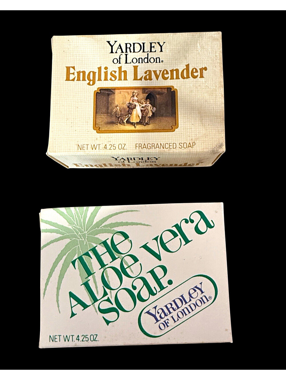 Vintage Yardley of London English Lavender & Aloe Vera Fragranced Soap 4.25 oz